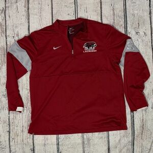 Saint Joseph's Lacrosse Official Team Nike Dri - Fit Pullover Jacket Men's Shirt